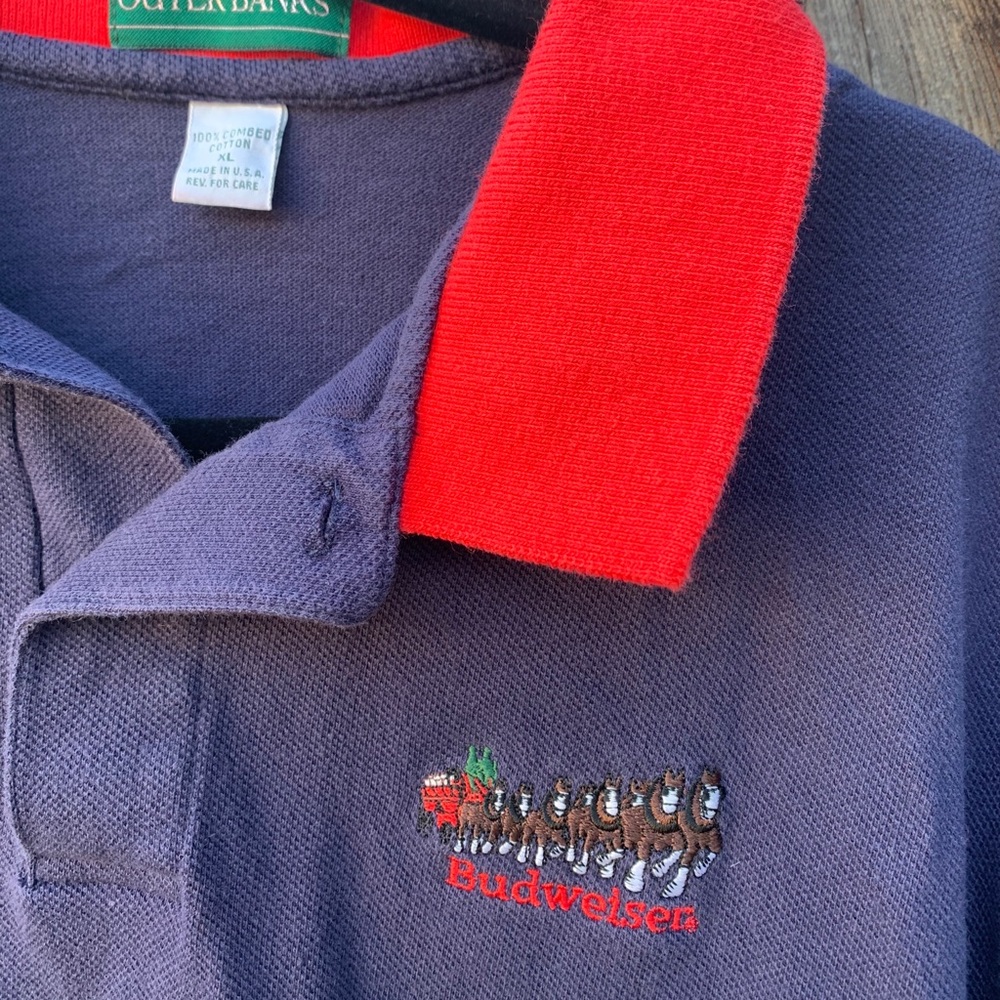 Budweiser employee polo